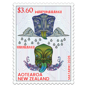 2026 Matariki - Waipunarangi and Ururangi $3.60 Stamp | NZ Post Collectables