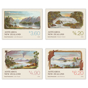 Early Postcards Set of Mint Stamps | NZ Post Collectables