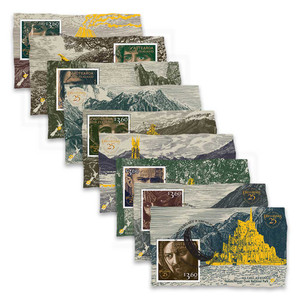 2026 The Lord of the Rings 25th Anniversary Set of  Cancelled Miniature Sheets | NZ Post Collectables