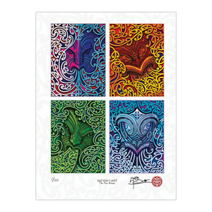 Ngā Hau e Whā - The Four Winds limited edition print