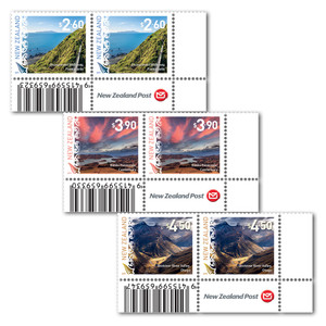 2019 Scenic Definitives Set of Logo Blocks Image | NZ Post Collectables