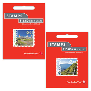 2019 Scenic Definitives Set of Self-adhesive Booklets Image | NZ Post Collectables