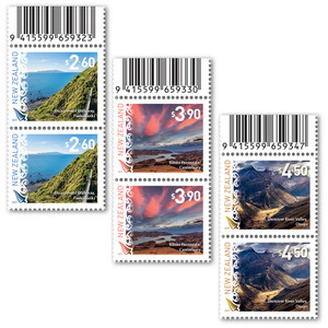 2019 Scenic Definitives Set of Barcode B Blocks Image | NZ Post Collectables