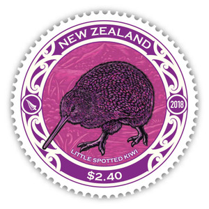 2018 Round Kiwi $2.40 Stamp | NZ Post Collectables
