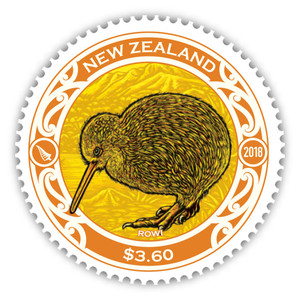 2018 Round Kiwi $3.60 Stamp | NZ Post Collectables