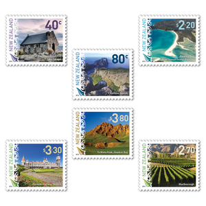 2016 Scenic Definitives Set of Cancelled Stamps