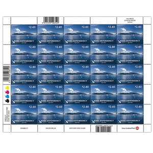 2012 Ross Dependency Definitives $2.40 Stamp Sheet