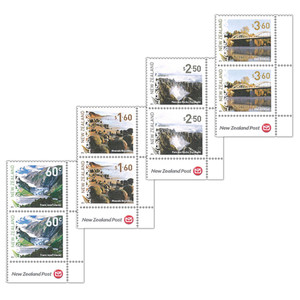 2014 Scenic Definitives Set of Logo Blocks | NZ Post Collectables