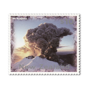 1997 Mount Ruapehu Definitive $10 Stamp