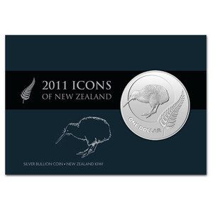 2011 Icons of New Zealand Silver Bullion Coin