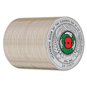 Armistice 1918 - 2018 Commemorative Circulating Roll of Coins