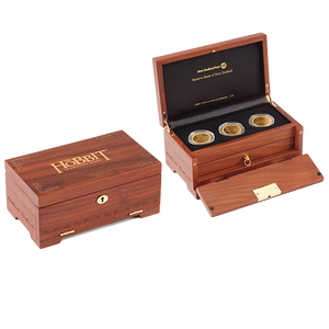 The Hobbit: An Unexpected Journey Premium Gold Coin Set Box | NZ Post Collectables