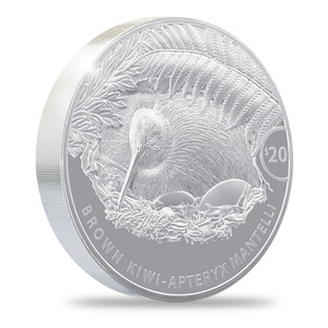 2021 Kiwi 1kg Silver Proof Coin reverse | NZ Post Collectables