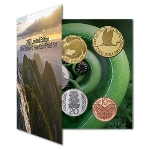 2021 Limited Edition New Zealand Five-Coin Proof Set packaging | NZ Post Collectables