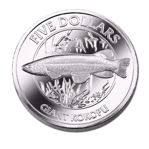 2003 New Zealand Annual Coin: Giant Kokopu Brilliant Uncirculated Coin