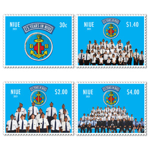 Boys' Brigade Niue - 75 Years Set of Cancelled Stamps | NZ Post Collectables