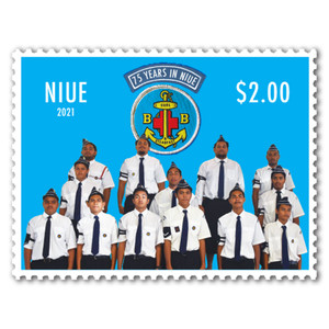 Boys' Brigade Niue - 75 Years $2.00 Stamp | NZ Post Collectables