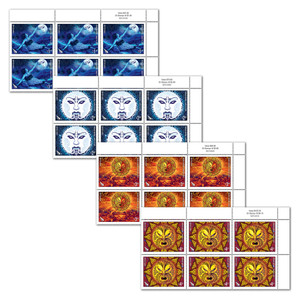 2021 Whanau Marama - Family of Light Set of Value Blocks | NZ Post Collectables