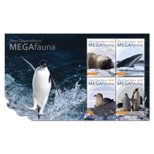 2021 Ross Dependency - Megafauna Cancelled Miniature Sheet | NZ Post Collectables