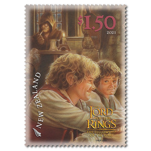 2021 The Lord of the Rings: The Fellowship of the Ring 20th Anniversary $1.50 The Prancing Pony Stamp | NZ Post Collectables
