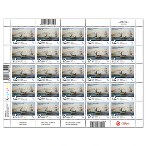 2022 Historic Ships of the 19th Century $2.80 Stamp Sheet | NZ Post Collectables