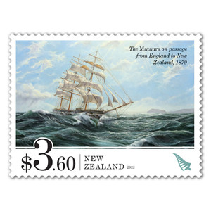 2022 Historic Ships of the 19th Century $3.60 Stamp | NZ Post Collectables