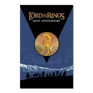 2022 The Lord of the Rings: The Two Towers 20th Anniversary Pin card - Mt Doom | NZ Post Collectables