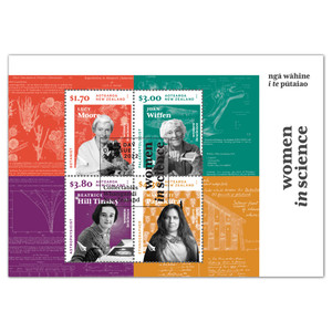 2022 Women in Science Cancelled Miniature Sheet | NZ Post Collectables