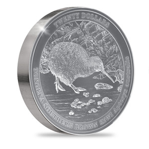 2023 Kiwi 1kg silver proof coin reverse | NZ Post Collectables