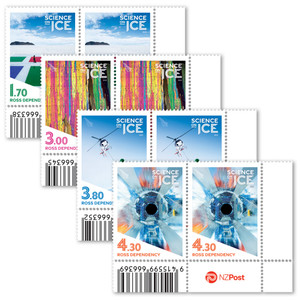 2022 Ross Dependency - Science on Ice Set of Logo Blocks | NZ Post Collectables