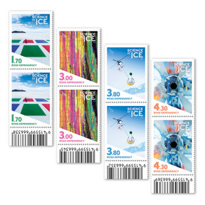 2022 Ross Dependency - Science on Ice Set of Barcode A Blocks | NZ Post Collectables