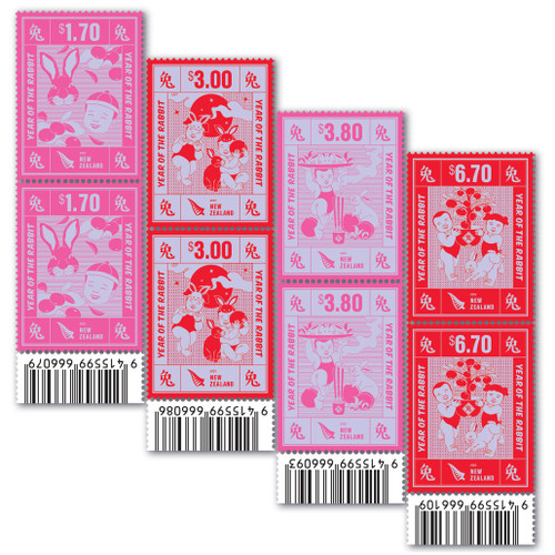 Set of Barcode A Blocks | NZ Post Collectables