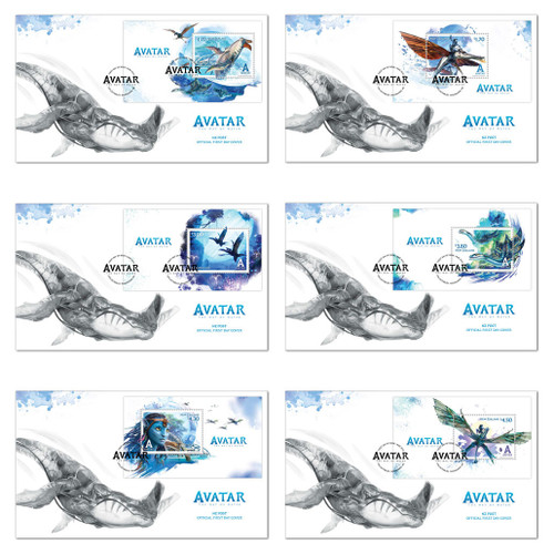 2023 Avatar - The Way of Water Set of Miniature Sheet First Day Covers | NZ Post Collectables