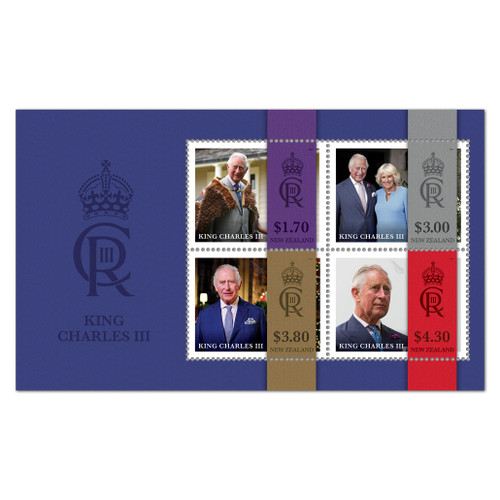 2023 King Charles III Mint Miniature Sheet | NZ Post Collectables