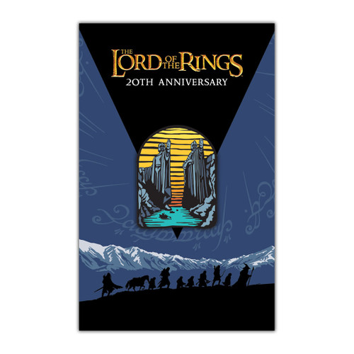 The Lord of the Rings 20th Anniversary 'Argonath' enamel pin | NZ Post Collectables