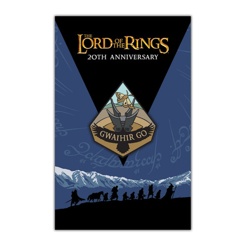 The Lord of the Rings 20th Anniversary 'Gwaihir Go' enamel pin | NZ Post Collectables