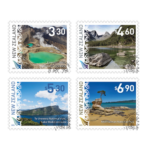 2023 Scenic Definitives set of cancelled stamps | NZ Post Collectables