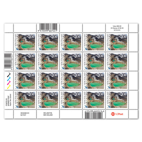 2023 Scenic Definitives $3.30 Stamp Sheet | NZ Post Collectables