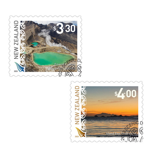 2023 Scenic Definitives cancelled self-adhesive stamps | NZ Post Collectables
