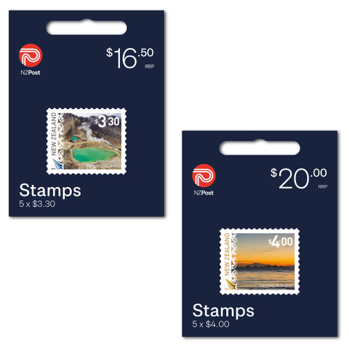 2023 Scenic Definitives Set of Self-adhesive Booklets | NZ Post Collectables