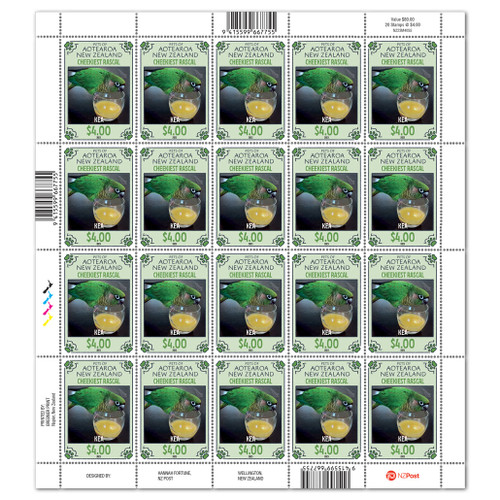 Pets of Aotearoa New Zealand $4.00 Stamp Sheet | NZ Post Collectables