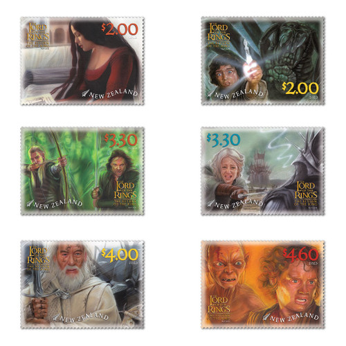 2023 The Lord of the Rings: The Return of the King 20th Anniversary Set of Mint Stamps | NZ Post Collectables