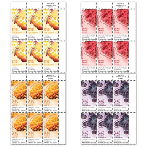 2024 Marine Reserves Set of Value Blocks | NZ Post Collectables