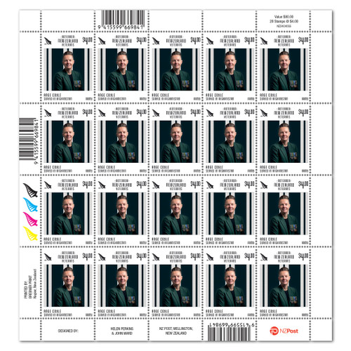 2024 Veterans $4.00 Stamp Sheet | NZ Post Collectables