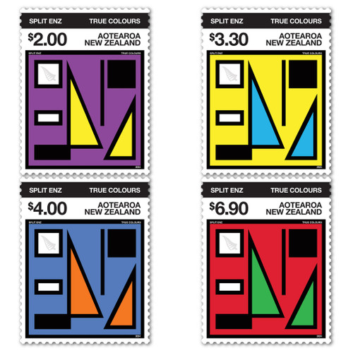 2024 Split Enz True Colours Set of Mint Stamps | NZ Post Collectables