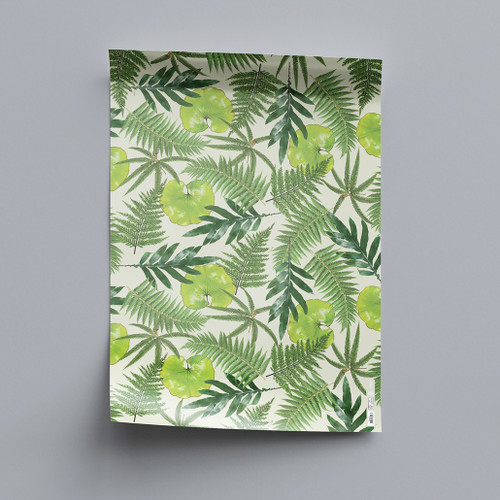 Native Trees Wrapping Paper - Fern Forms | NZ Post Collectables