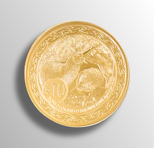 2025 Kiwi 1/4oz Gold Proof Coin Reverse | NZ Post Collectables