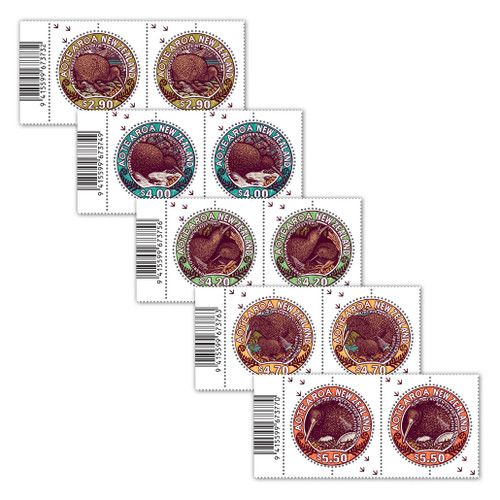 2025 Round Kiwi Set of Barcode A Blocks | NZ Post Collectables 2025 Round Kiwi Set of Barcode A Blocks | NZ Post Collectables