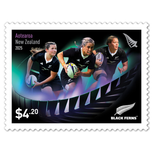 2025 Black Ferns $4.20 Stamp | NZ Post Collectables
