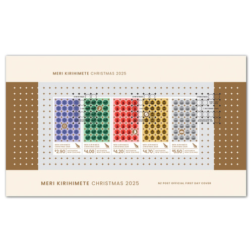 Christmas 2025 Miniature Sheet First Day Cover | NZ Post Collectables